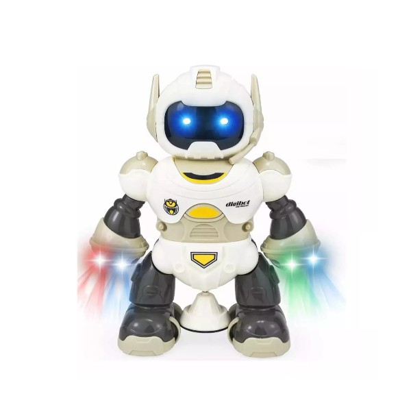 Robot Giratorio con Luces y Música - Diversión que Rueda y Brilla