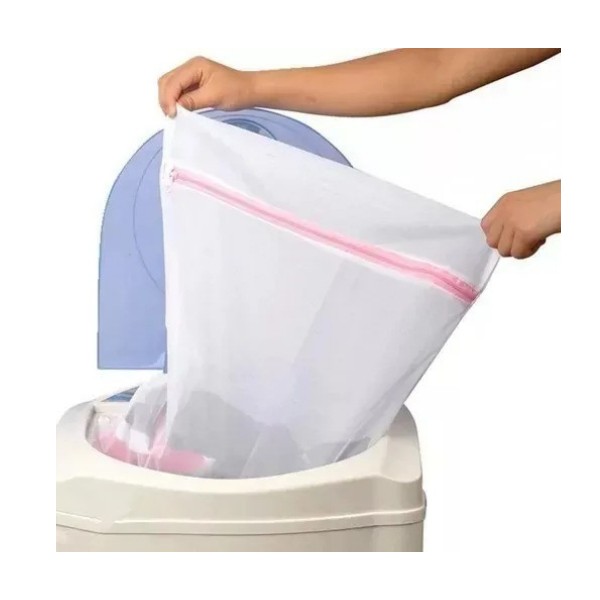 Malla Bolsa Lavado Ropa Bolsa Lavadora Ropa Delicada 40x30cm