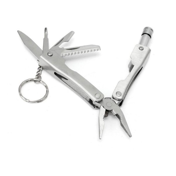 Navaja Tactica Cuchillo Alicate Plegable Desarmador Bolsillo