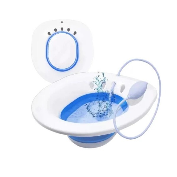 Baño De Asiento Alivio Hemorroides Embarazo Bidé Plegable