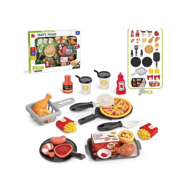 Juego De Comida Didáctica Para Armar Y Cortar