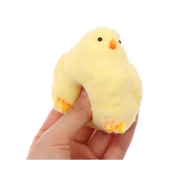 Squishy Pollito Esponjoso Y Peludito. Ultrasuave.