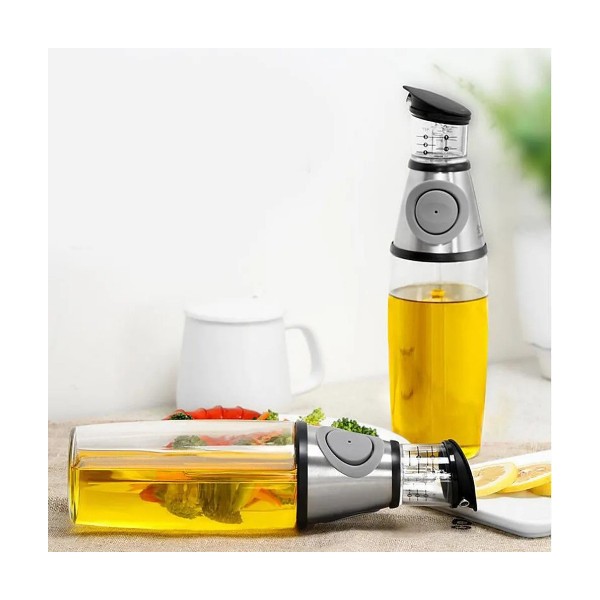 Dispensador Aceite Vinagre Medidor Cocina 500ml Elegante
