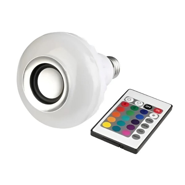 Ampolleta Led Bluetooth Parlante Lámpara Multicolor Fiesta