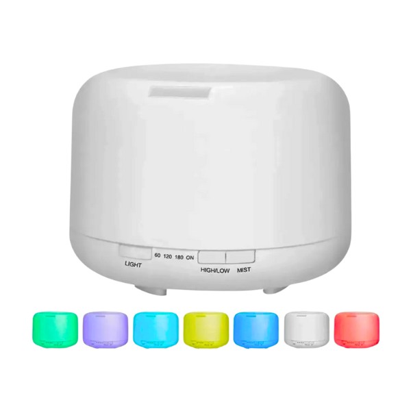 Humificador De Aire Purificador Difusor Aroma Luz Led