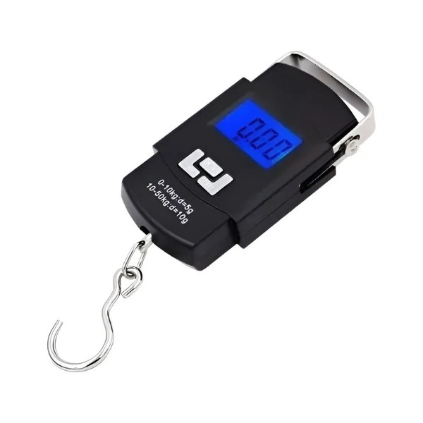 Pesa Balanza Digital Maleta De Viaje Para Colgar Hasta 50kg