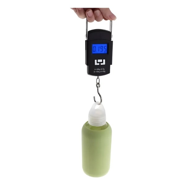 Pesa Balanza Digital Maleta De Viaje Para Colgar Hasta 50kg