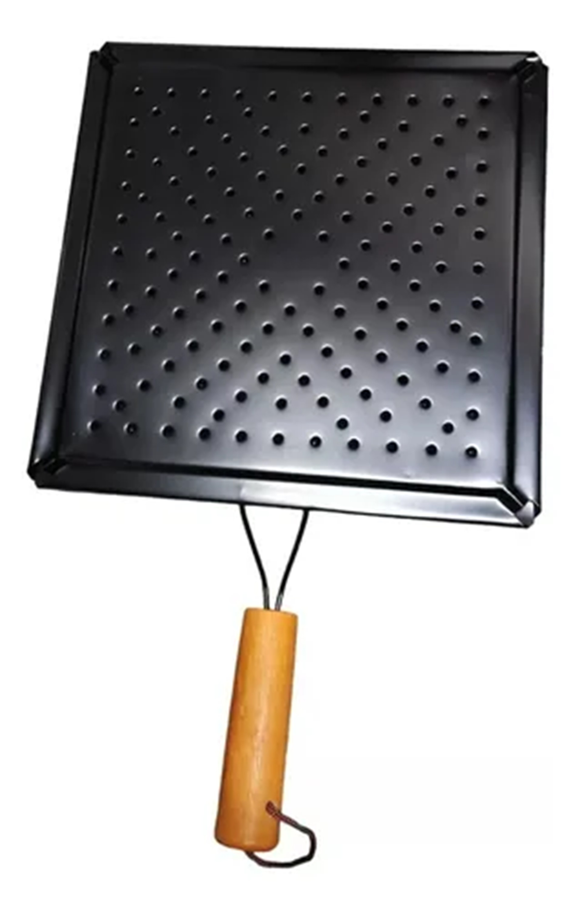 Tostador Manual De Cocina Tostar Pan Cubre Ollas Negro