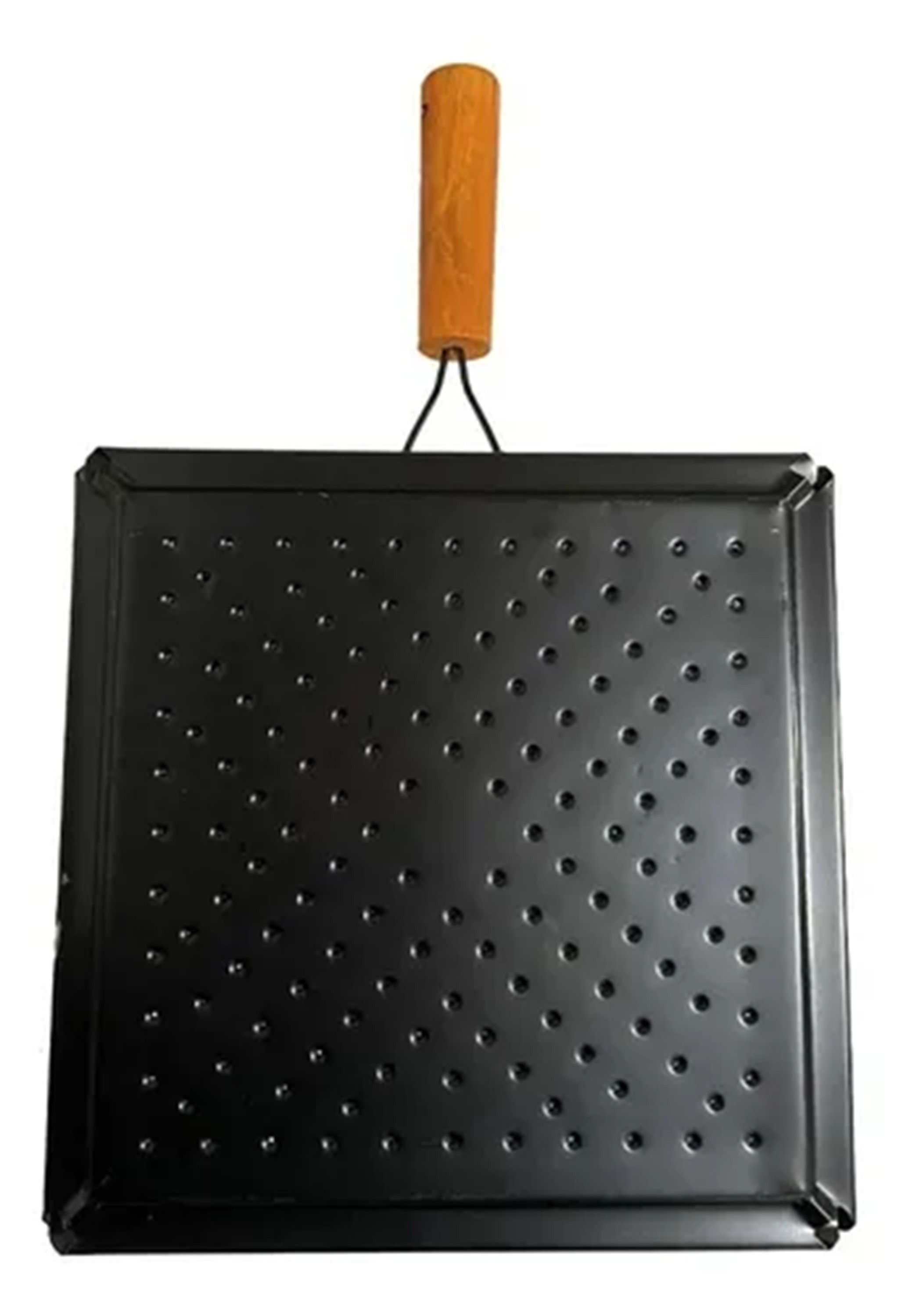 Tostador Manual De Cocina Tostar Pan Cubre Ollas Negro