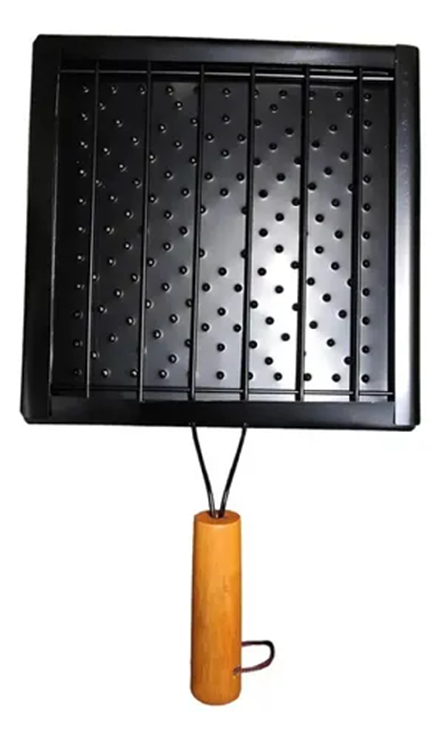 Tostador Manual De Cocina Tostar Pan Cubre Ollas Negro