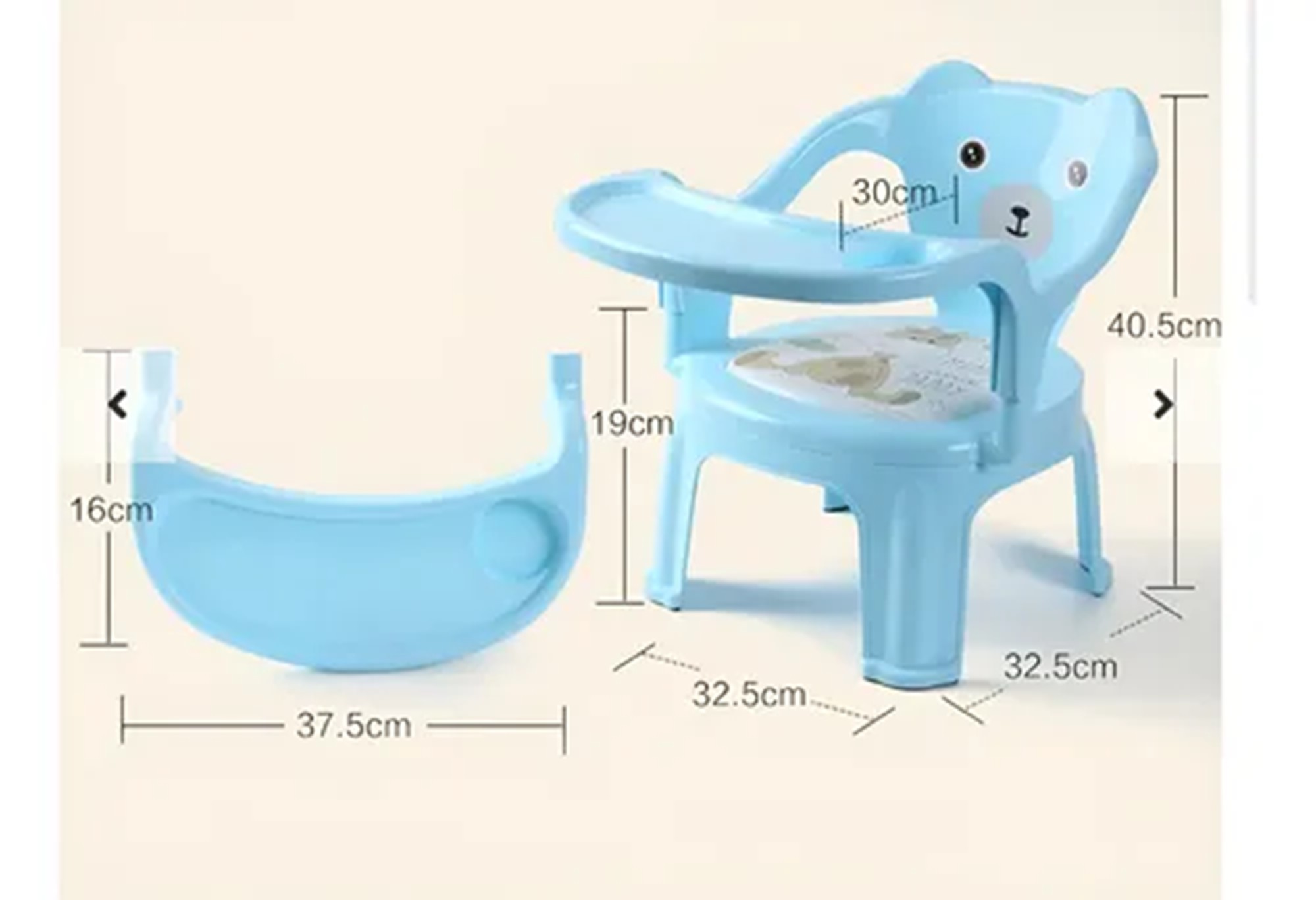 Silla Y Mesa De Bebé Y Niños Para Comer Portátil 2 En 1