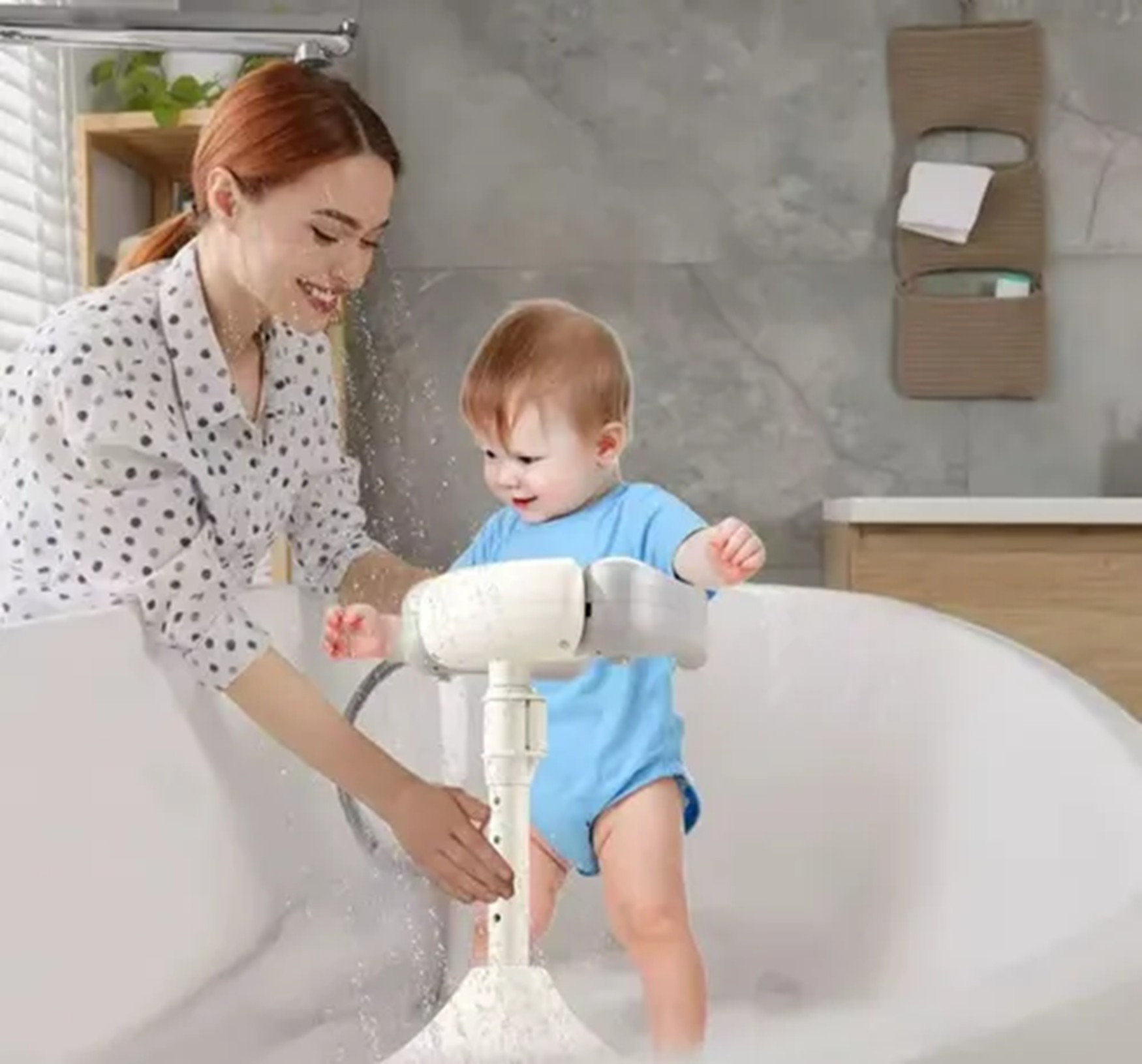 Soporte De Ducha Ajustable Para Bebes Soporte De Baño
