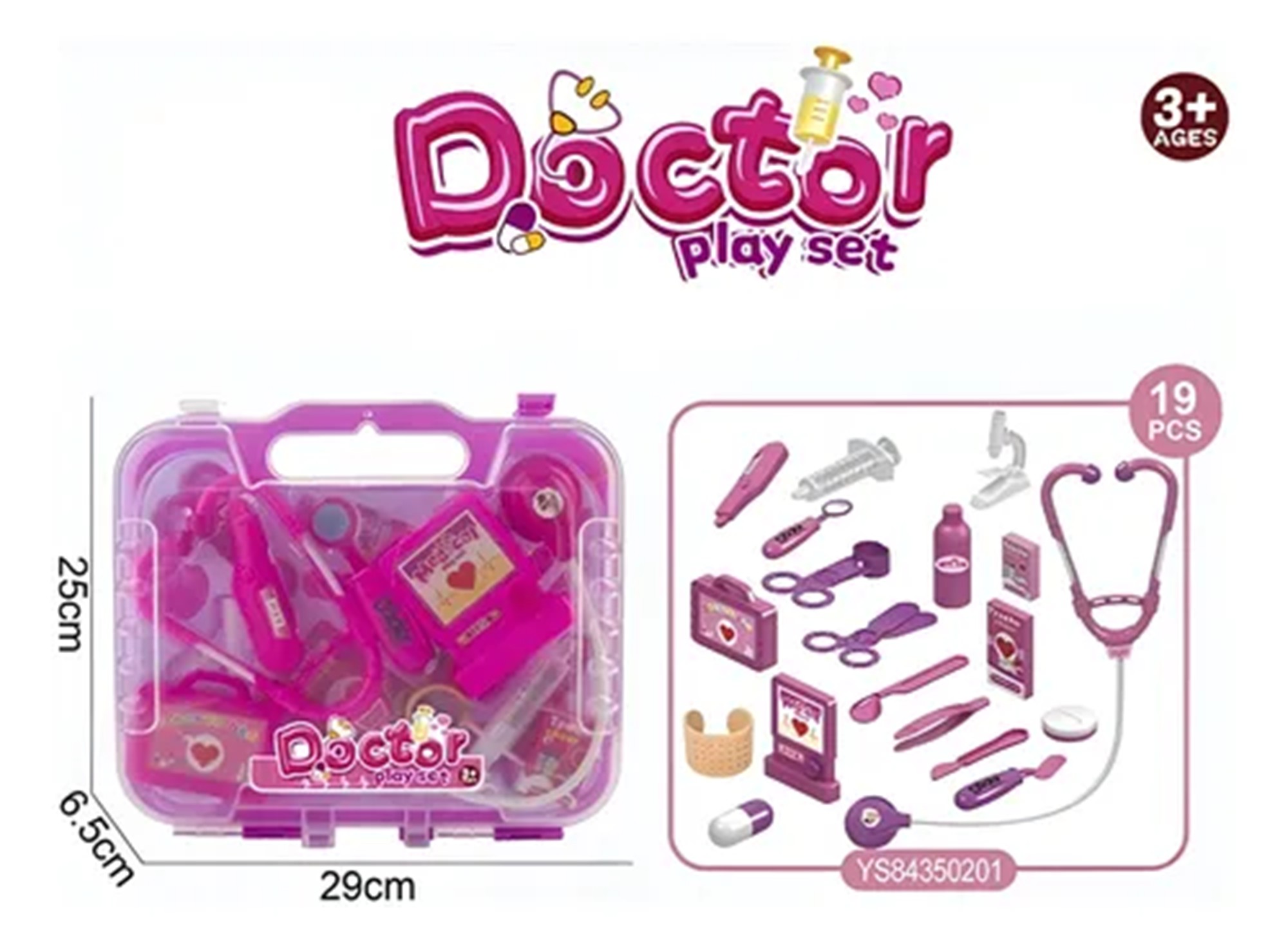 Set Doctor Juguete Maleta Juego De Roles Niños