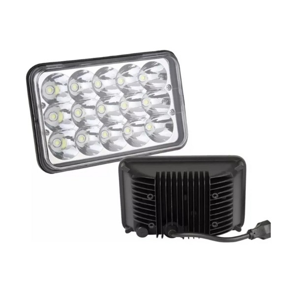Pack Par Led Neblinero Rectangular H4 Alta Baja Camionh6050