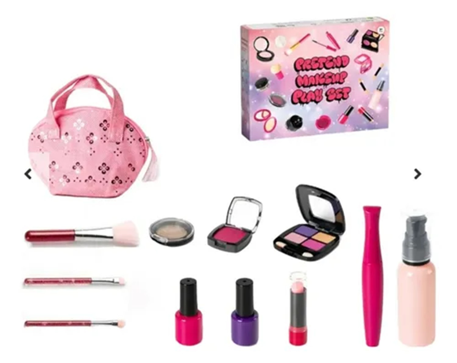 Set De Maquillaje Juguete Para Niñas Y Accesorios