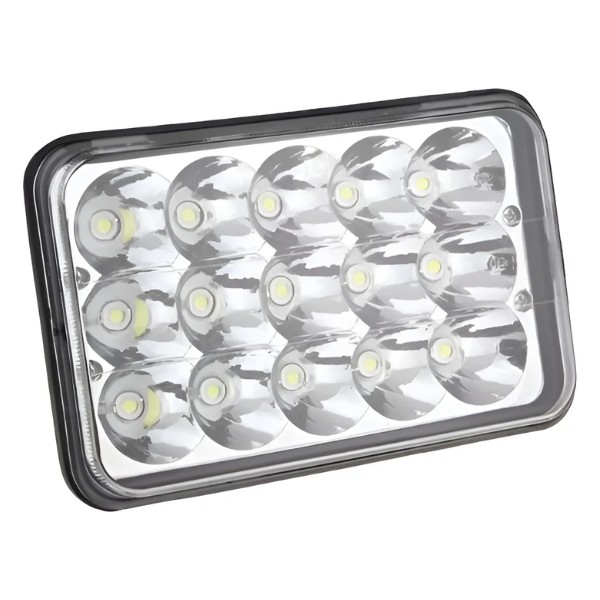 Focos Led Rectangular H4 Alta Baja Ojo Ángel 5 Pulgadas