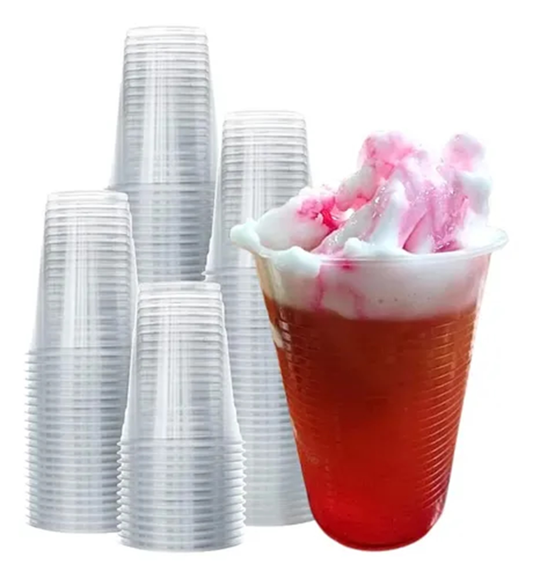 Vaso Plastico Desechable Transparente 50 Un 500 Cc (16 Oz )