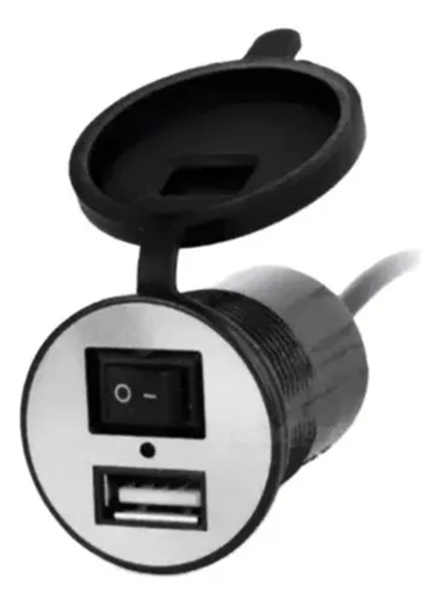 Cargador Usb Para Moto Con Base