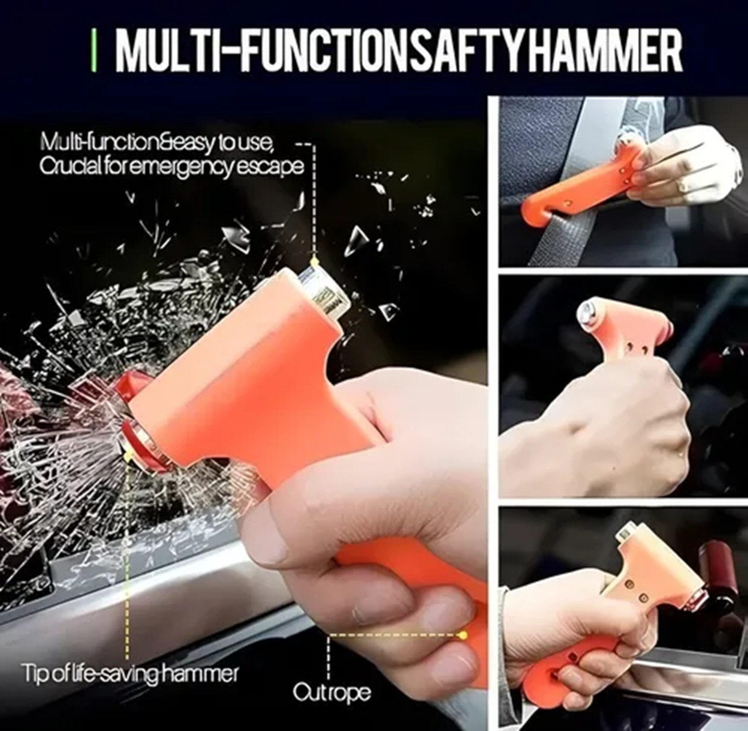 Kit De Emergencia Seguridad Auto Extintor