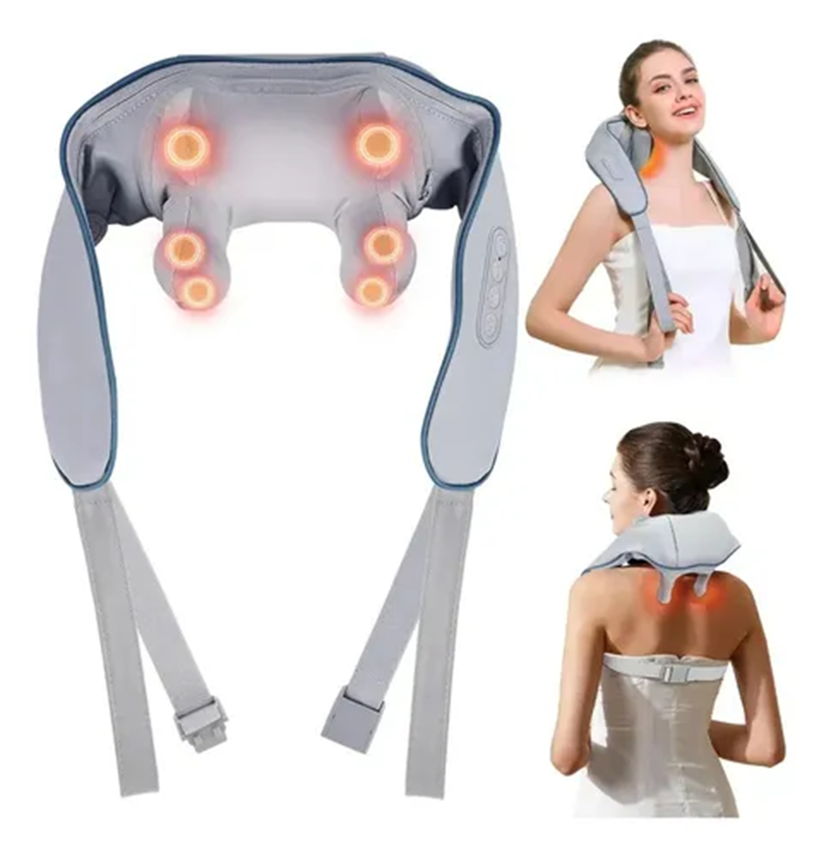 Masajeador Inalámbrico Muscular Cuello Cervical Hombros