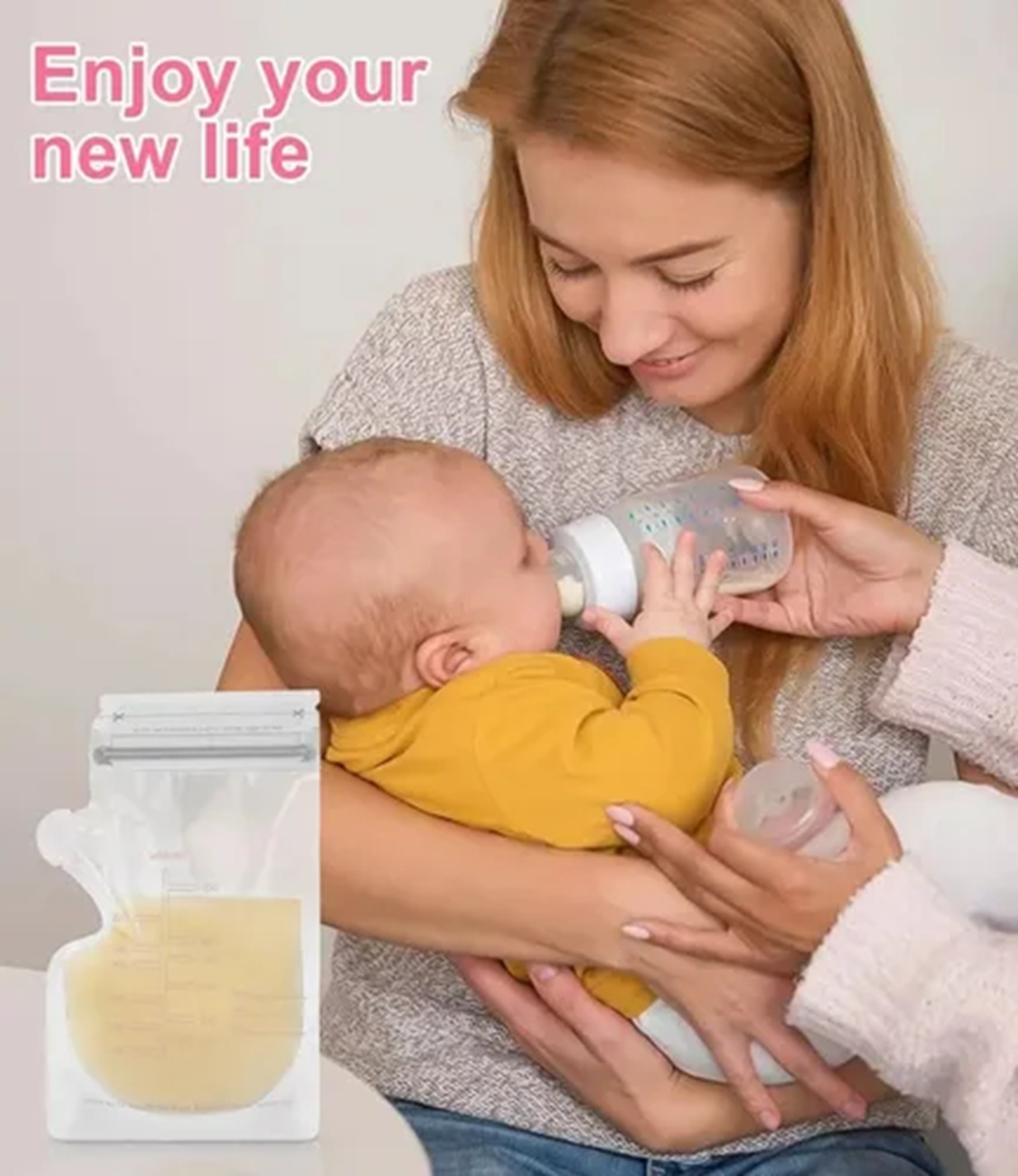 Pack 30 Bolsas Para Leche Materna De 250 Ml
