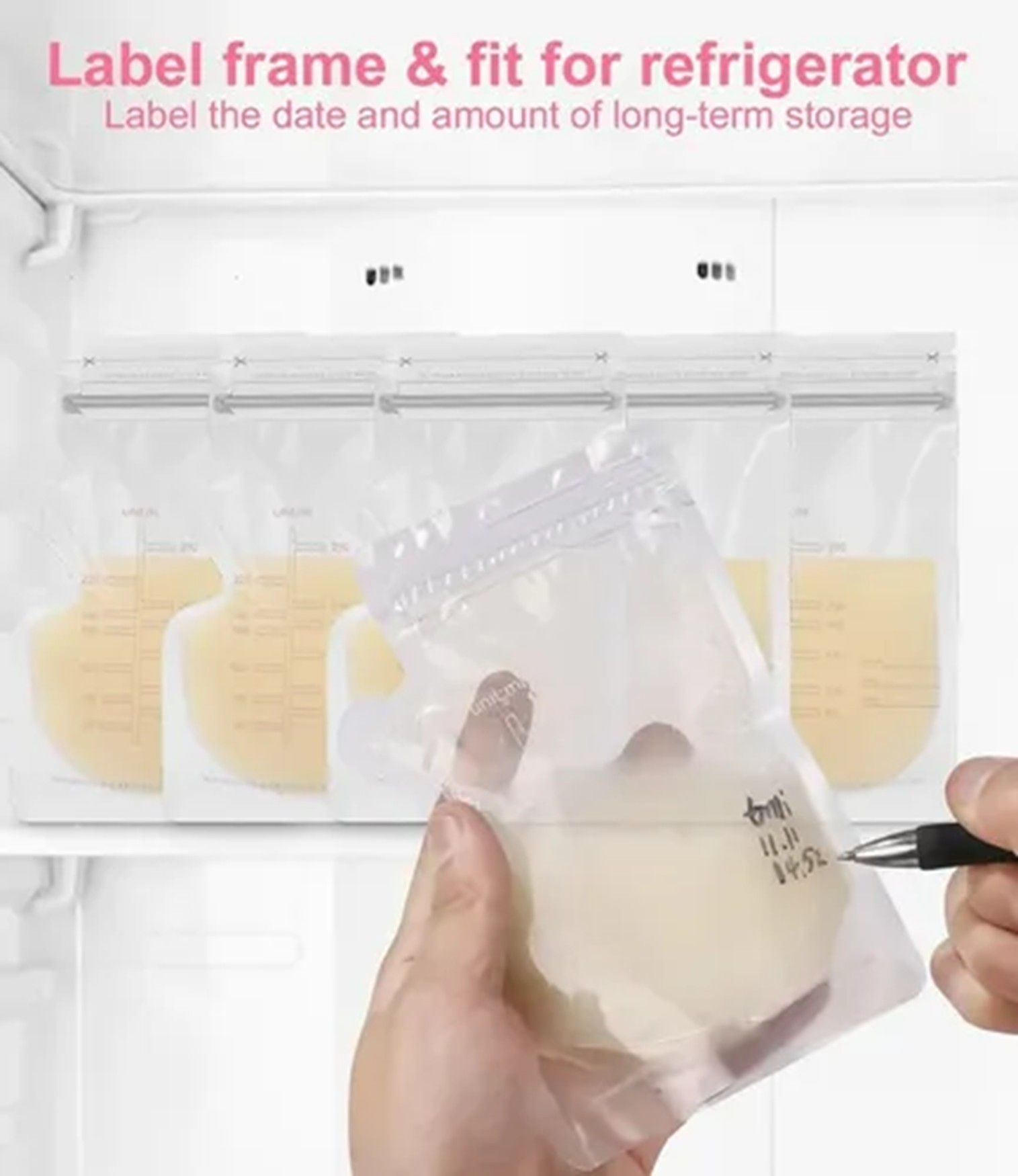 Pack 30 Bolsas Para Leche Materna De 250 Ml