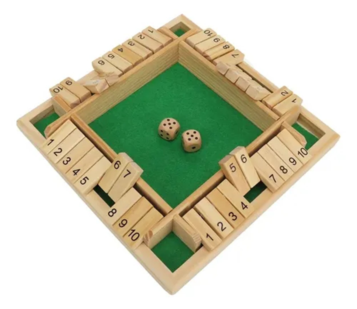 Juego De Mesa De Madera Con Dados 4 Jugadores, Educativo