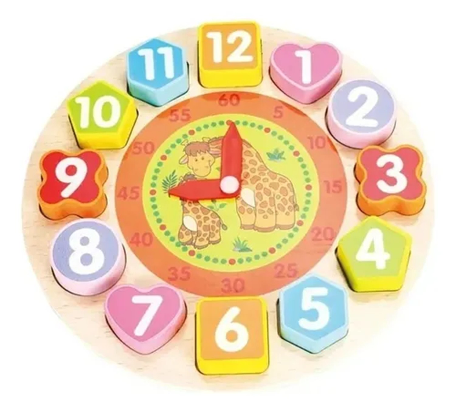 Juguete Didáctico, Reloj De Enseñanza Para Niños Armable