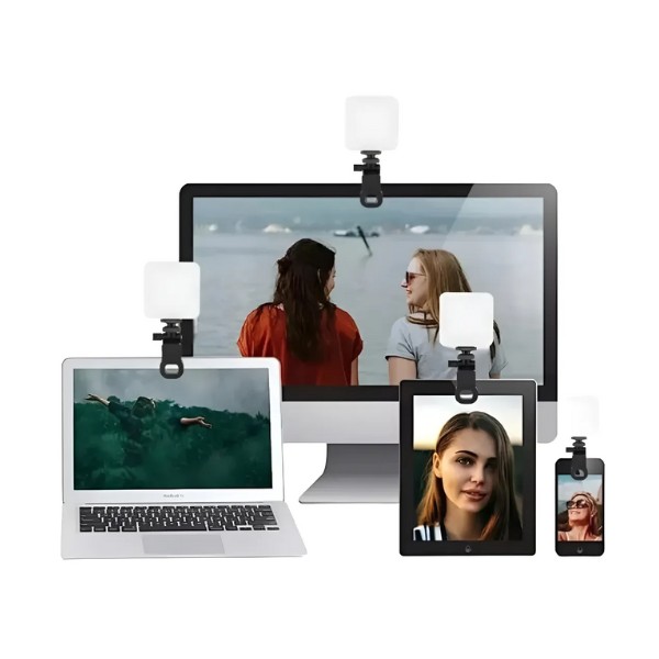 Luz De Video Camara Lámpara Con Clip Flash Paracelulares