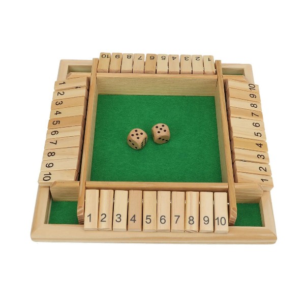 Juego de Mesa de Madera con Dados  4 Jugadores Educativo y Familiar