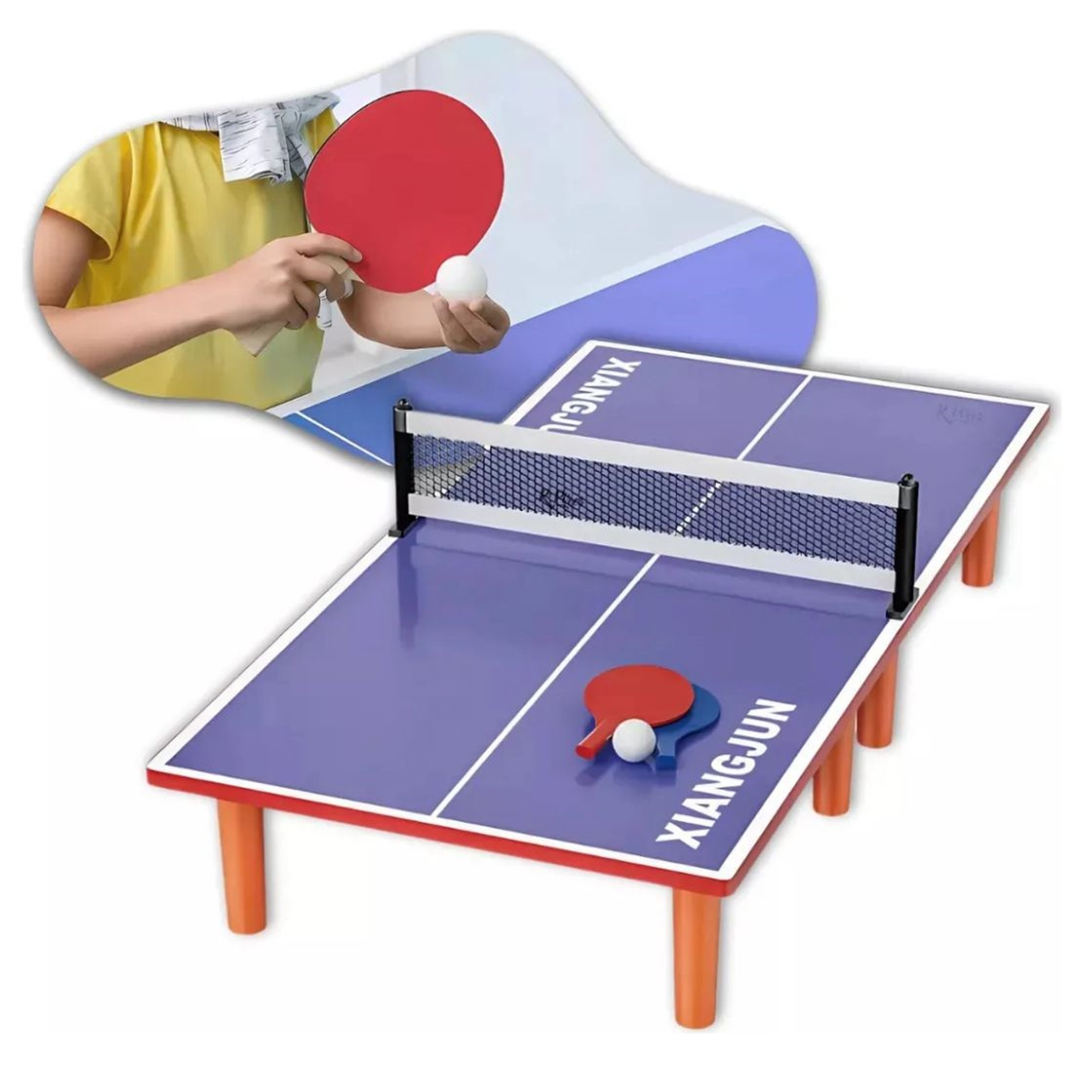 Mini Mesa Ping Pong Portátil