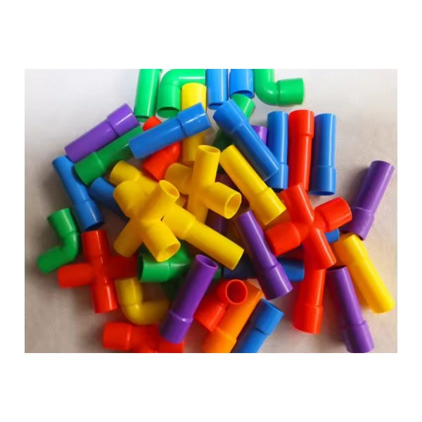 Juego Didáctico Tubos Conectores de Encaje para Niños  Creatividad y Aprendizaje