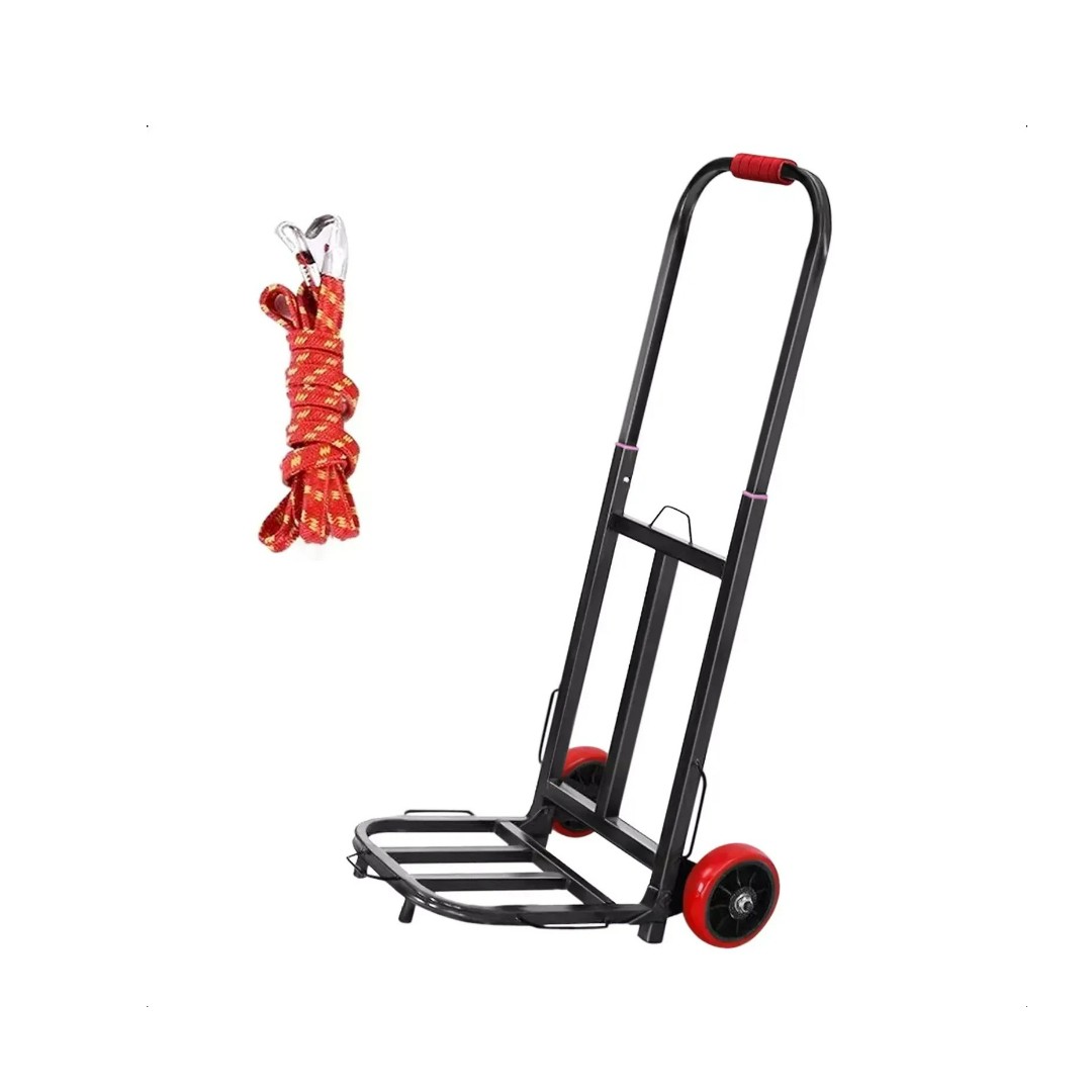 Práctico Carro Plegable Carga Acero 200kg