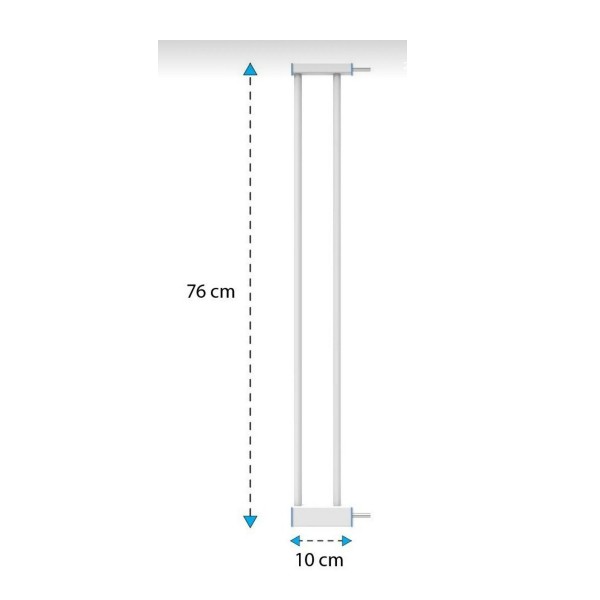 Extensión 10cms Reja Seguridad Escalera Puerta Bebe Mascotas