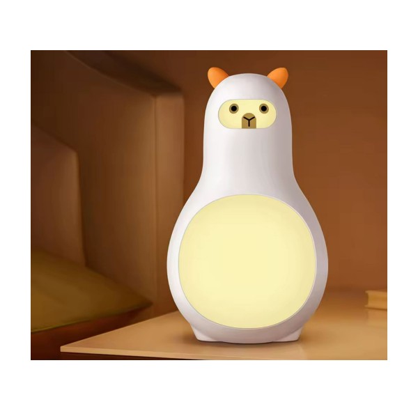 Ruido Blanco para Bebés Alpaca con Lámpara LED + 26 Sonidos Relajante