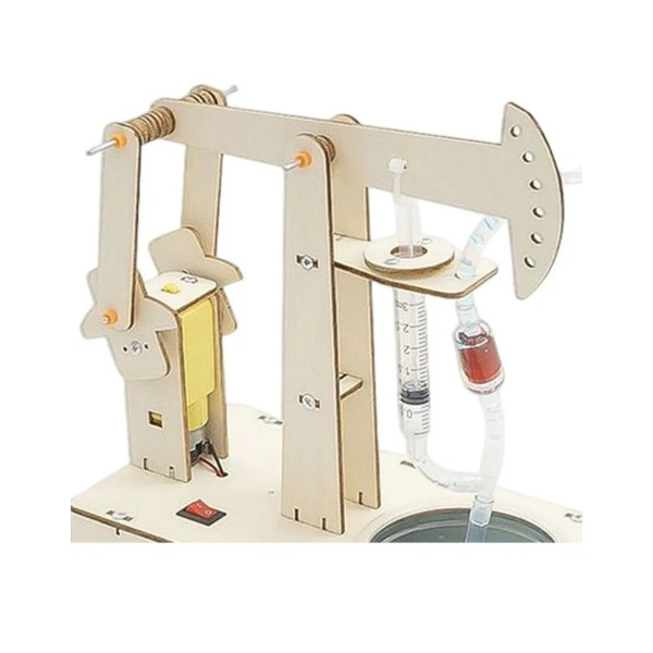 Kit Bomba Hidráulica de Madera Educativa  Proyecto Ciencia y Tecnología para Niños