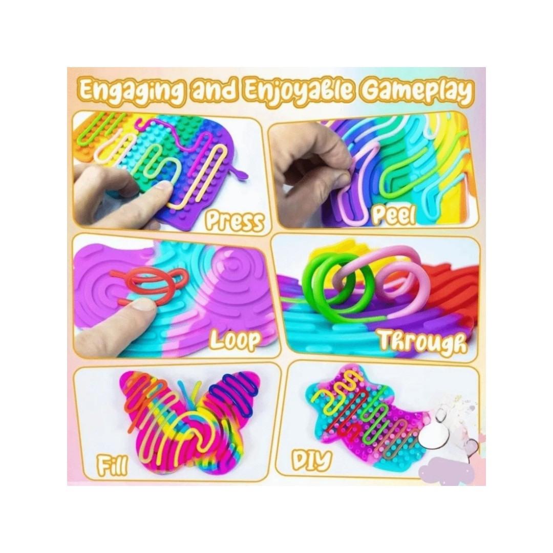 Tablero Infantil Didáctico Desarrollo De Habilidades Silicona