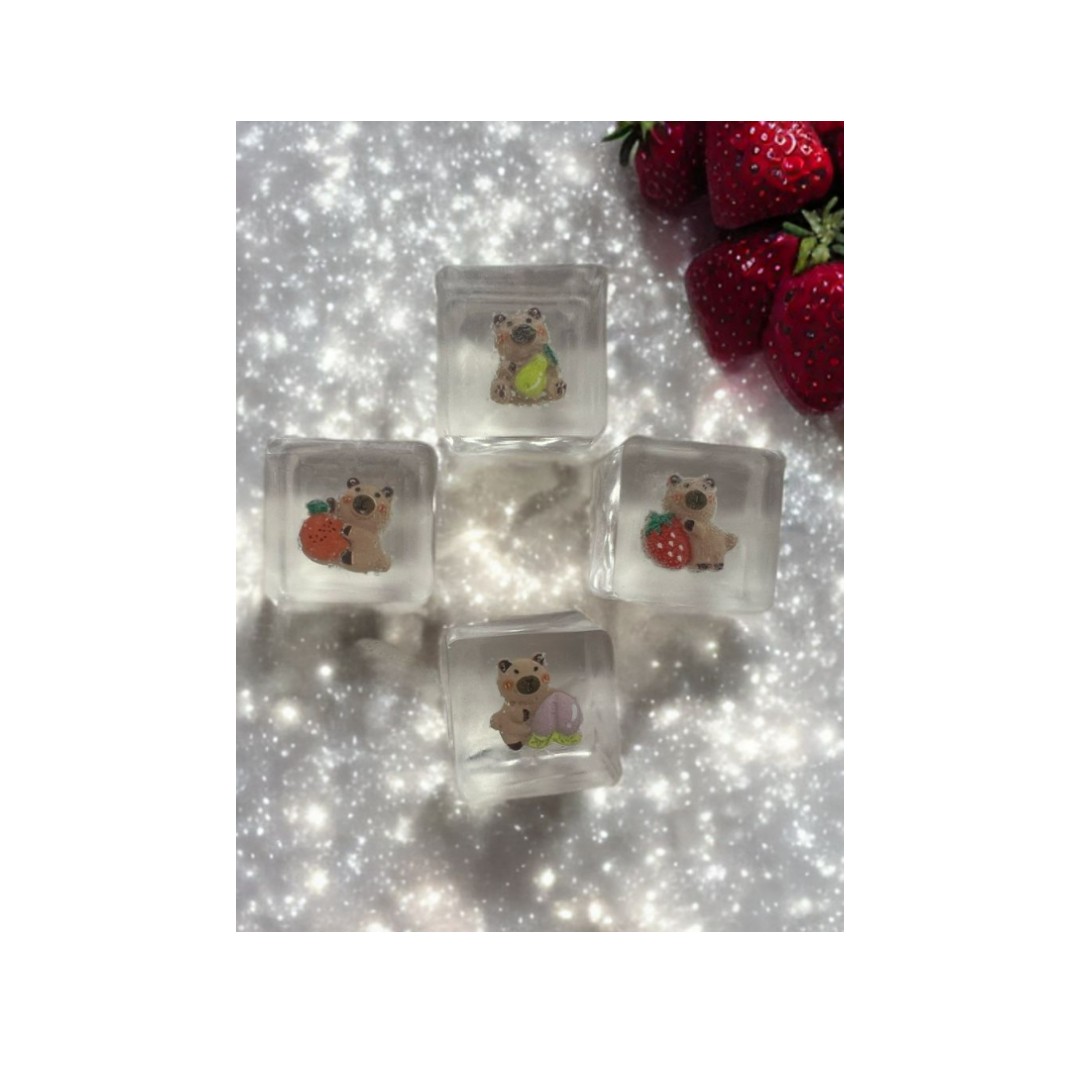 Squishy Juguete Capibara Pegajoso Forma Hielo
