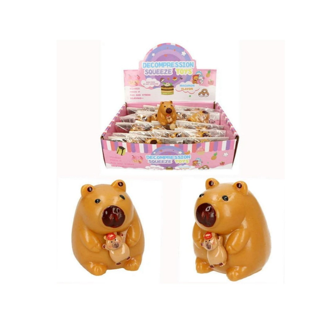 Mini Squishy Juguete Capibara Pegajoso Ultrasuave