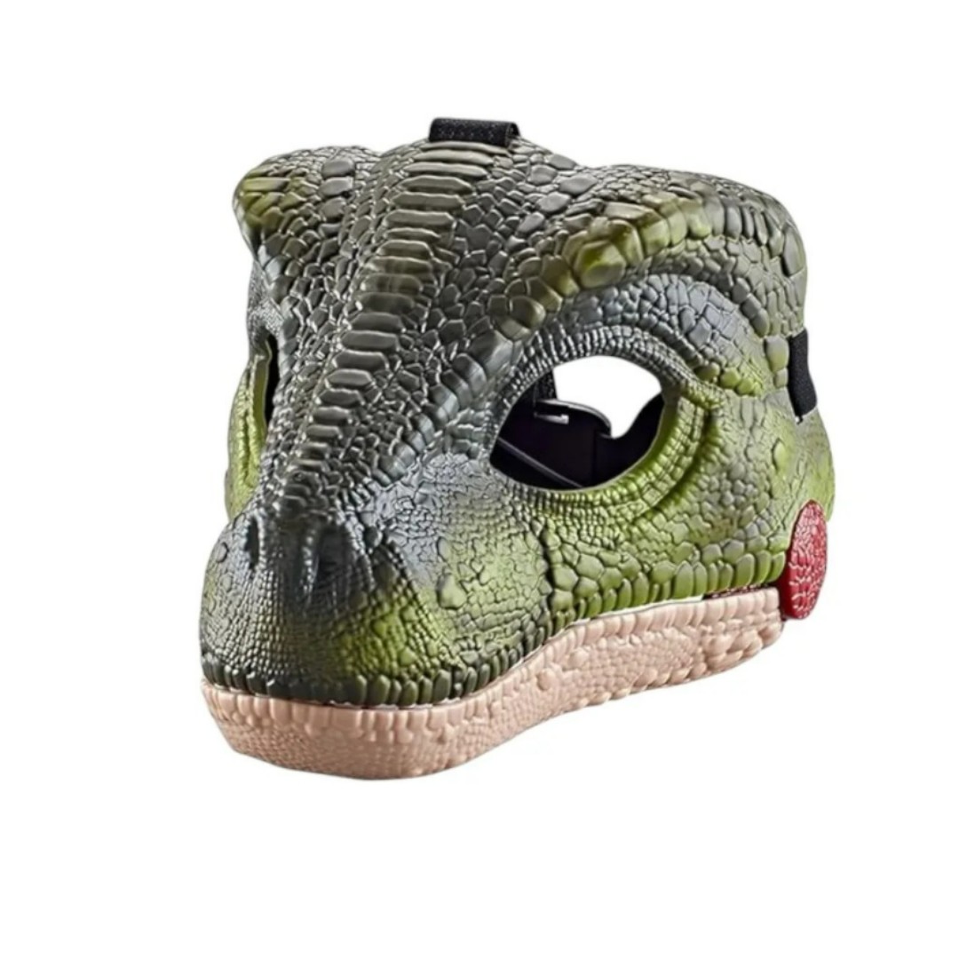 Mascara Infantil Dinosario Luz Sonido Y Movimiento De Boca