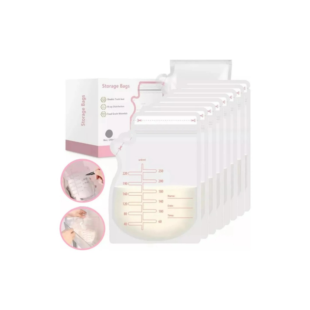 Pack 30 Bolsas Para Leche Materna De 250 Ml