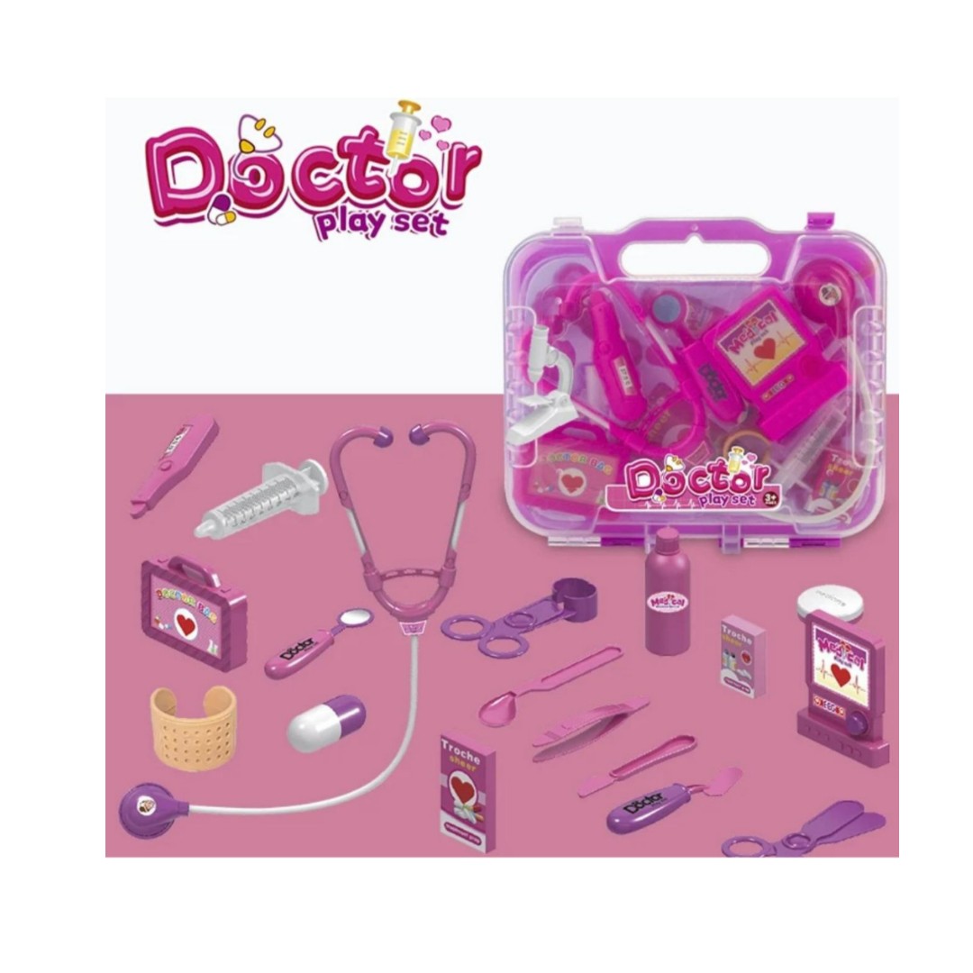 Set Doctor Juguete Maleta Juego De Roles Niños