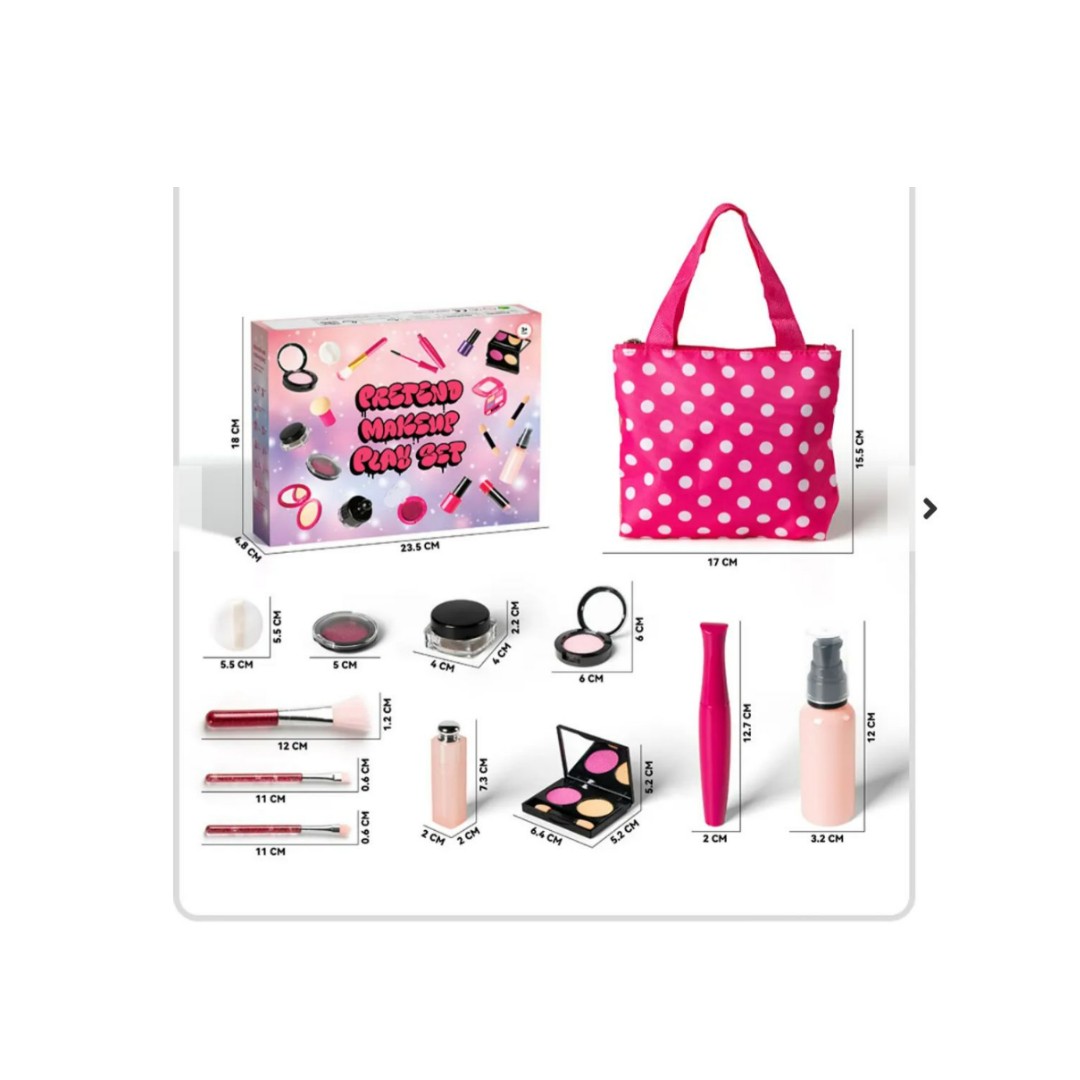 Set De Maquillaje Juguete Para Niñas Y Accesorios