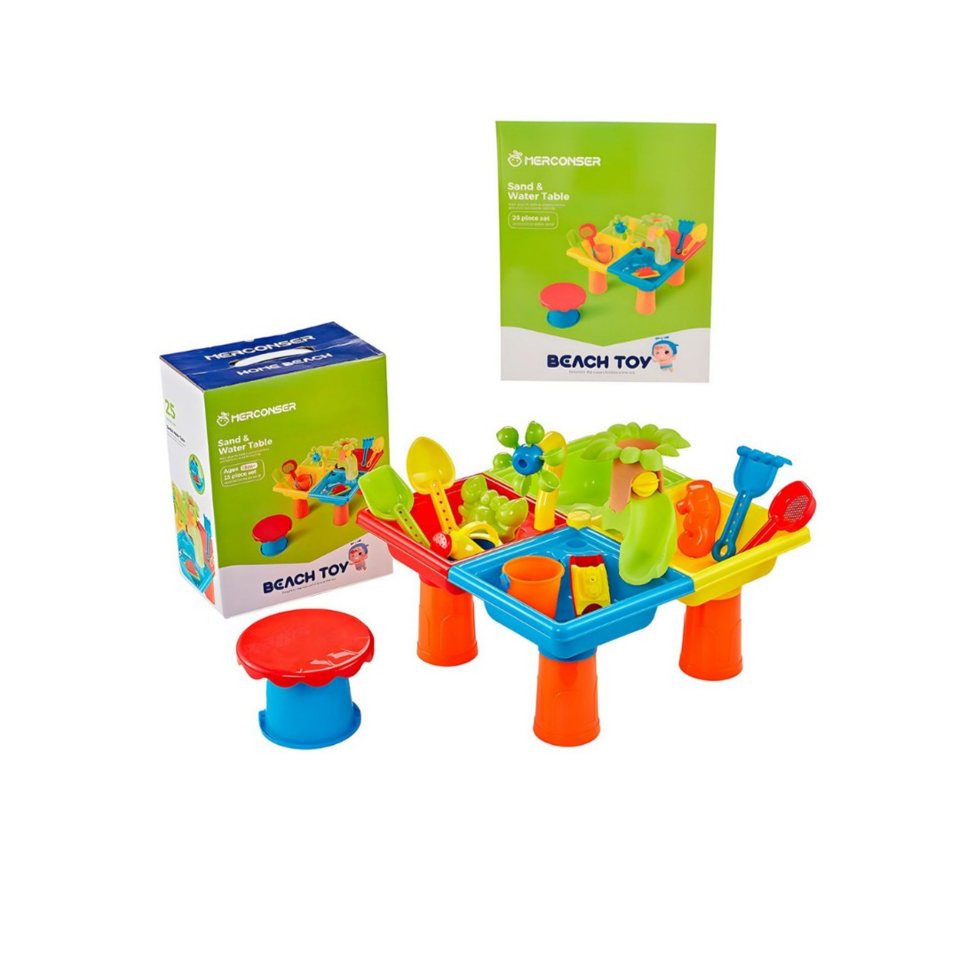 Mesa De Arena Juego De Playa Diversión Niños Verano Juego