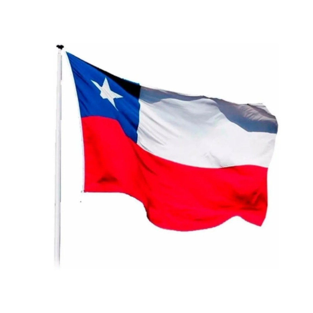Bandera Chile Chilena Patria 120x180 Cm