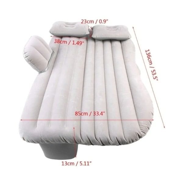 Colchon Trasero Inflable + Compresor 12v Para Autos