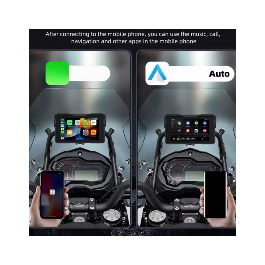 Pantalla Táctil Impermeable Inteligente Para Motocicleta