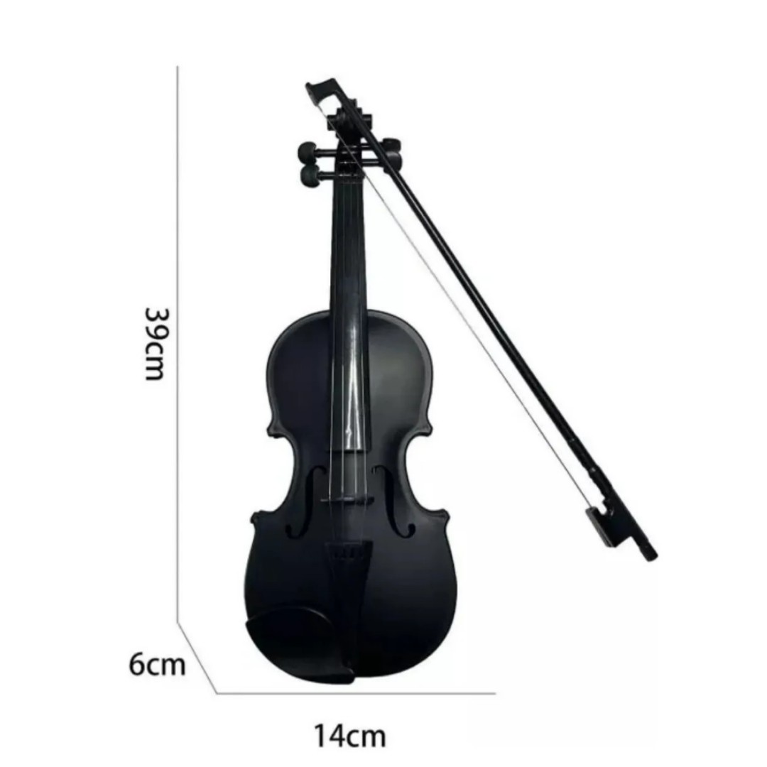 Juguete Violin Para Niños Musical Negro