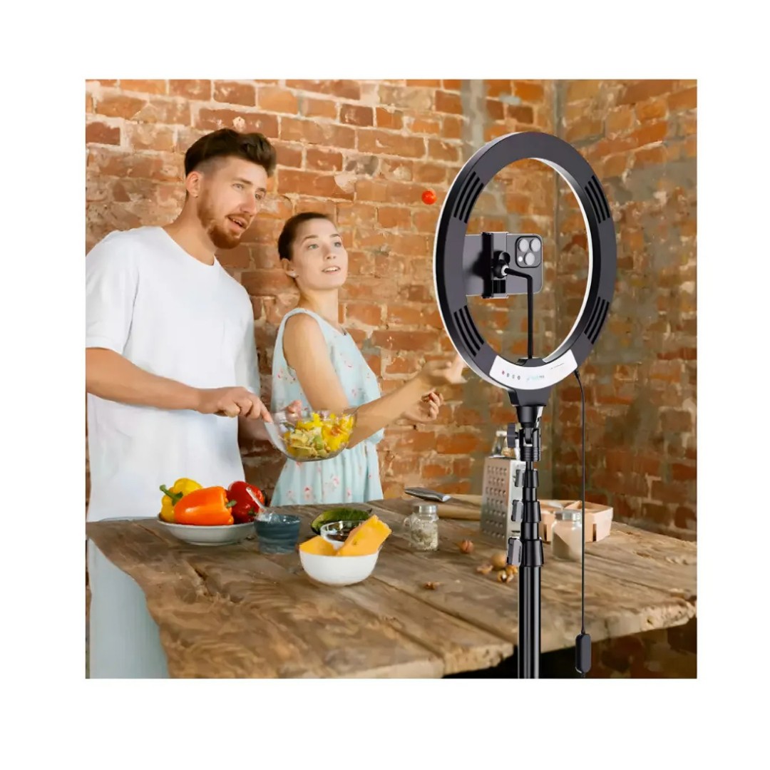 Aro De Luz Led 30 Cm + Adaptador Celular + Tripode