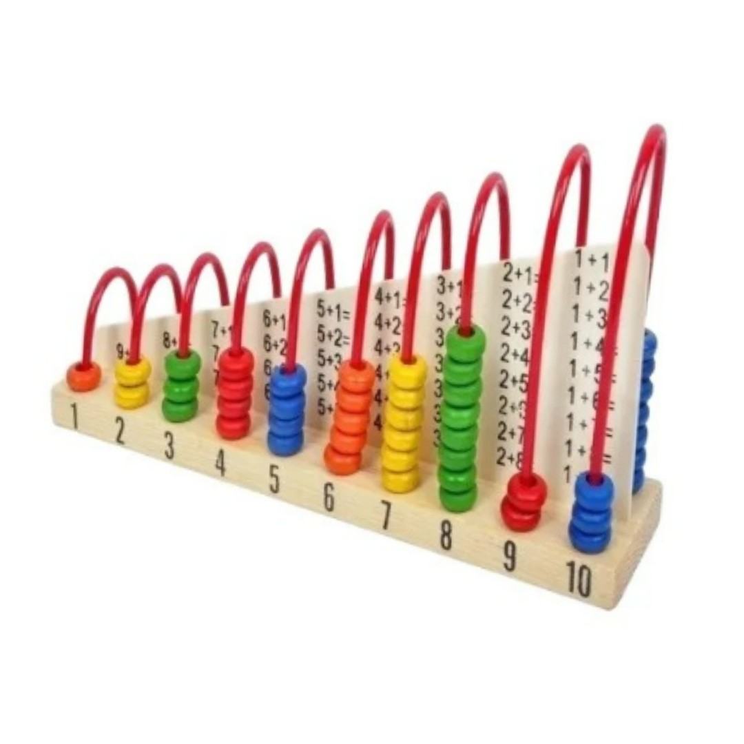 Abaco De Madera Didáctico Cuatro Operaciones